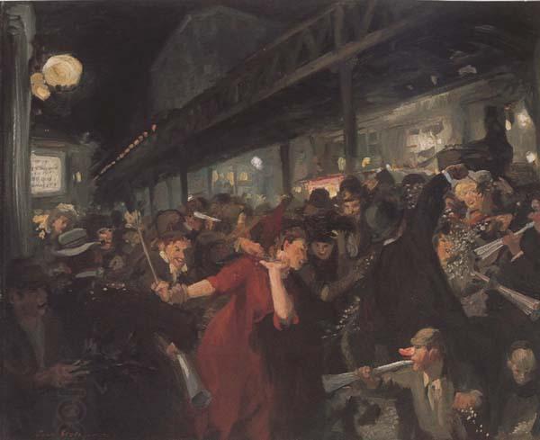 John sloan Election Night (mk43) oil painting picture
